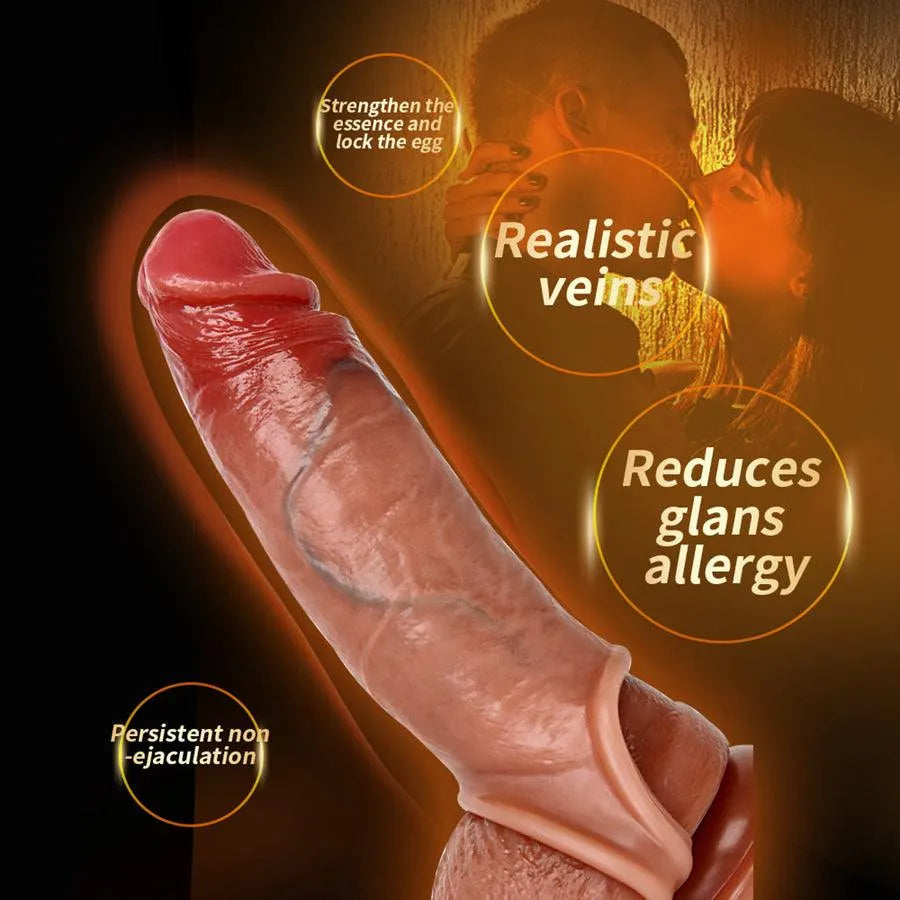 7 Inch Big Male Realistic Penis Sleeve
