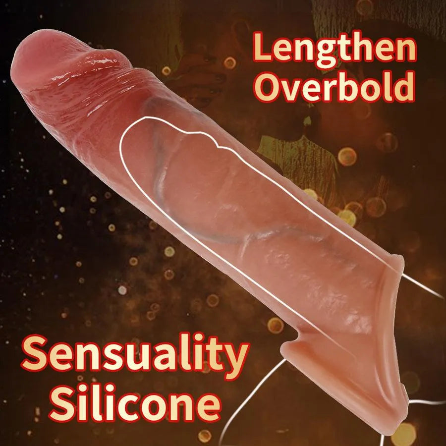 7 Inch Big Male Realistic Penis Sleeve