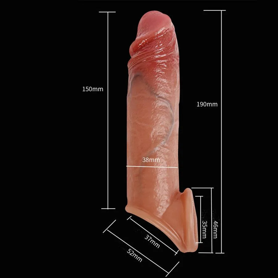 7 Inch Big Male Realistic Penis Sleeve