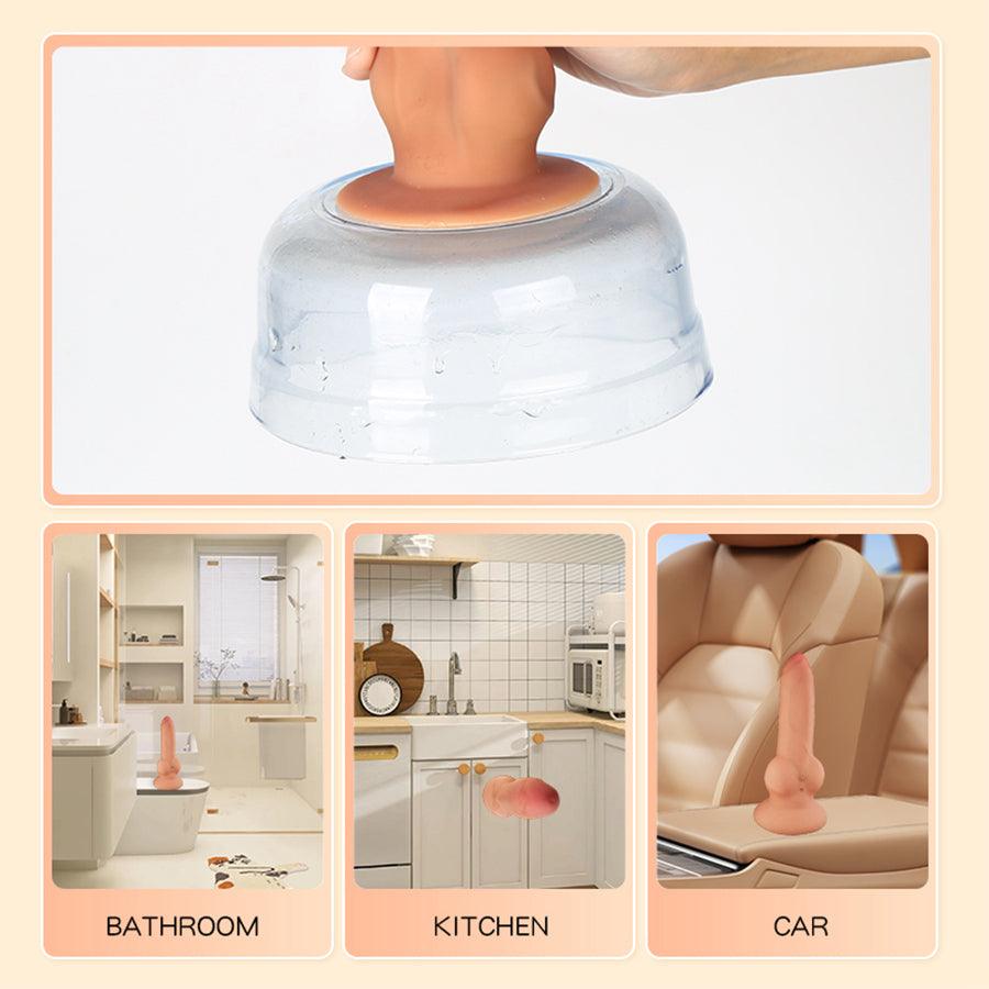 6 Inch Remote Control Vibrating Inflatable Dildo