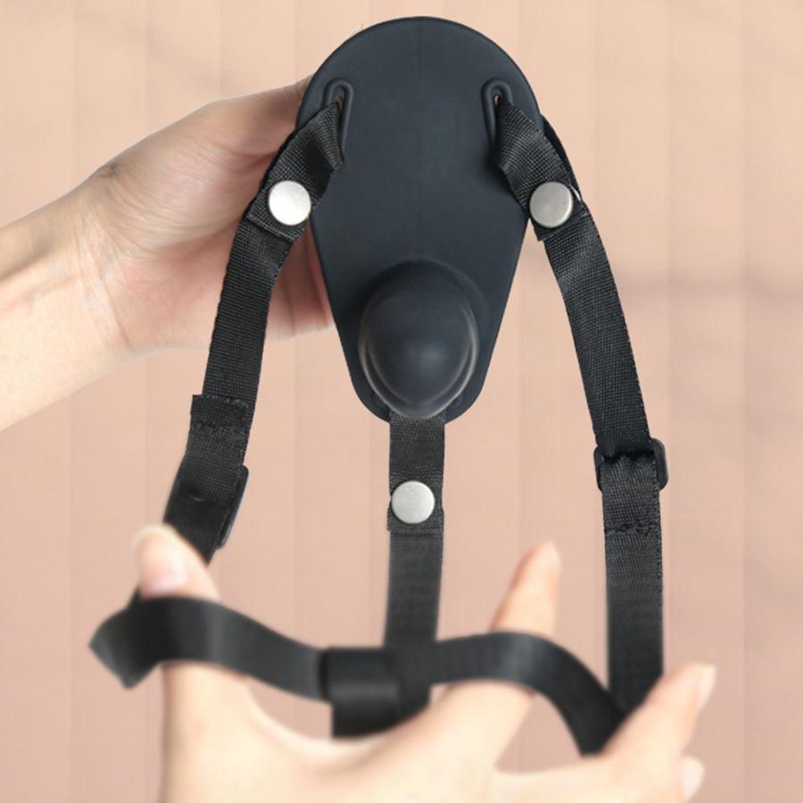 Remote Control Vibrating Black Double Dildo
