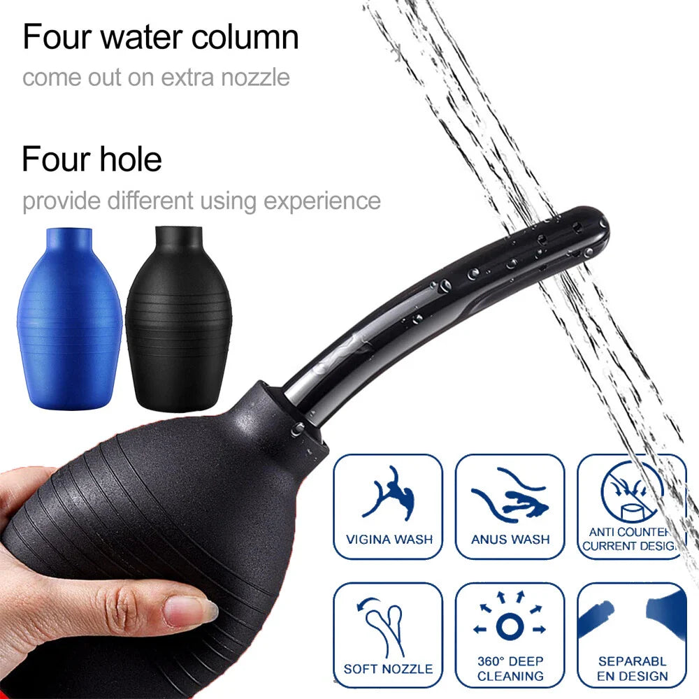 Anal Bulb Douche Cleaner Kit For Men