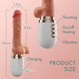 Charger l&#39;image dans la galerie, Automatic Heating Retractable Thrust Dildo