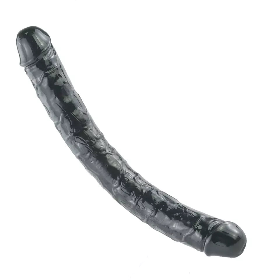 Black Double Head 18 inch Dildo