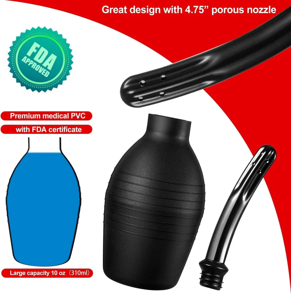 Anal Bulb Douche Cleaner Kit For Men