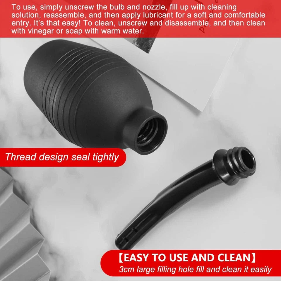 Anal Bulb Douche Cleaner Kit For Men