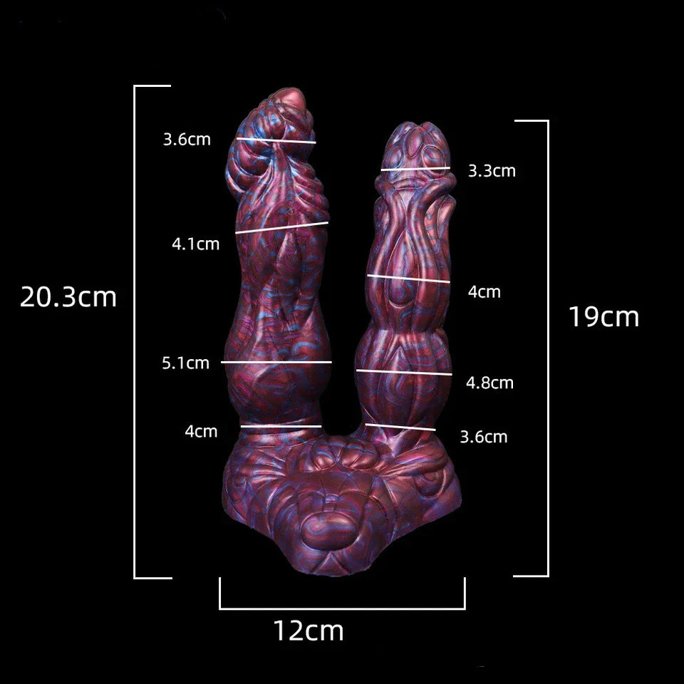 Dark Fantasy Monster Double Penetration Dildo