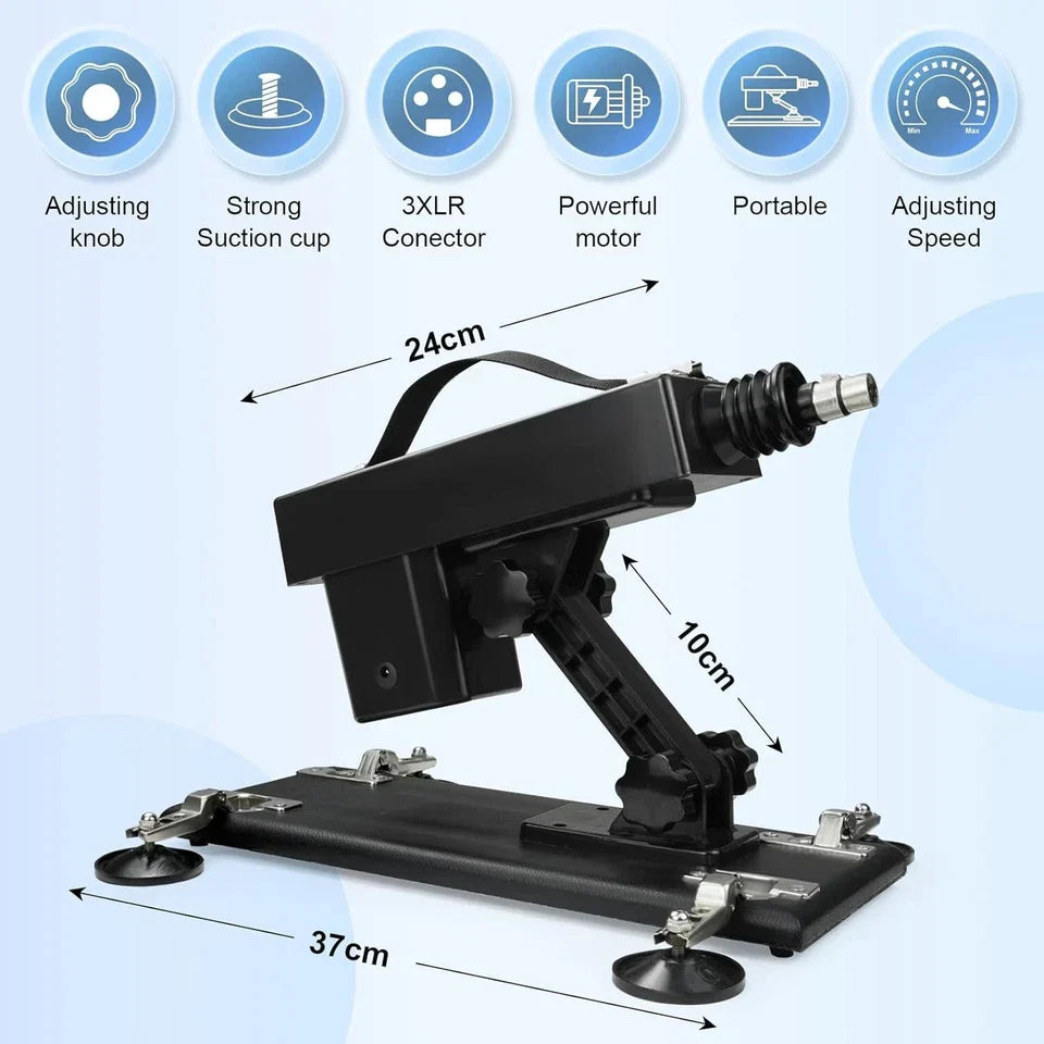 Automatic Thrusting Big Dildo Sex Machine with Suction Cup