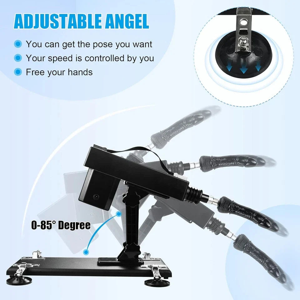 Automatic Thrusting Big Dildo Sex Machine with Suction Cup