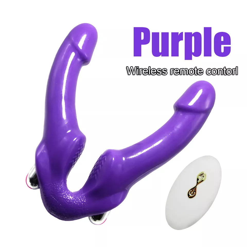 Remote Control Vibrating Double Dildo