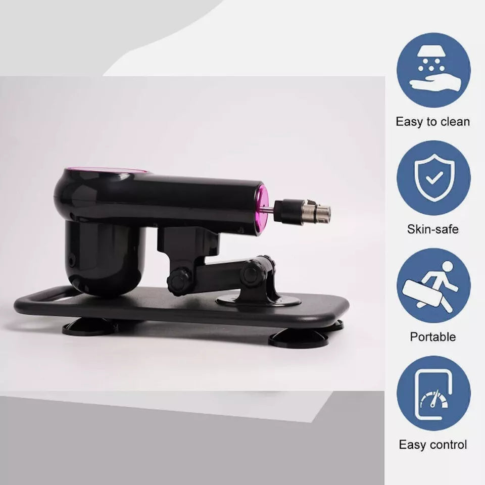 Black Portable Anal Dildo Sex Machine