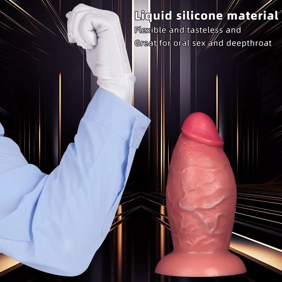 4 Inch Diameter Wide Realistic Giant Dildo