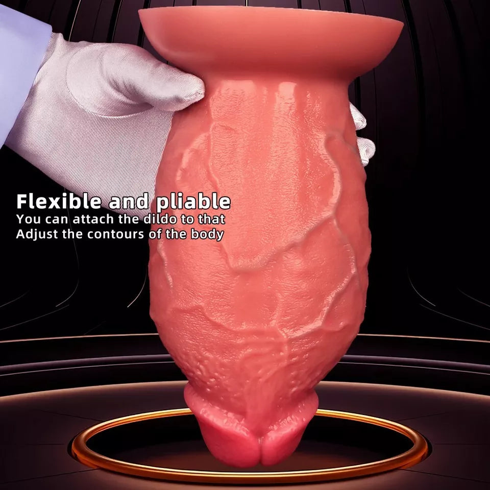4 Inch Diameter Wide Realistic Giant Dildo