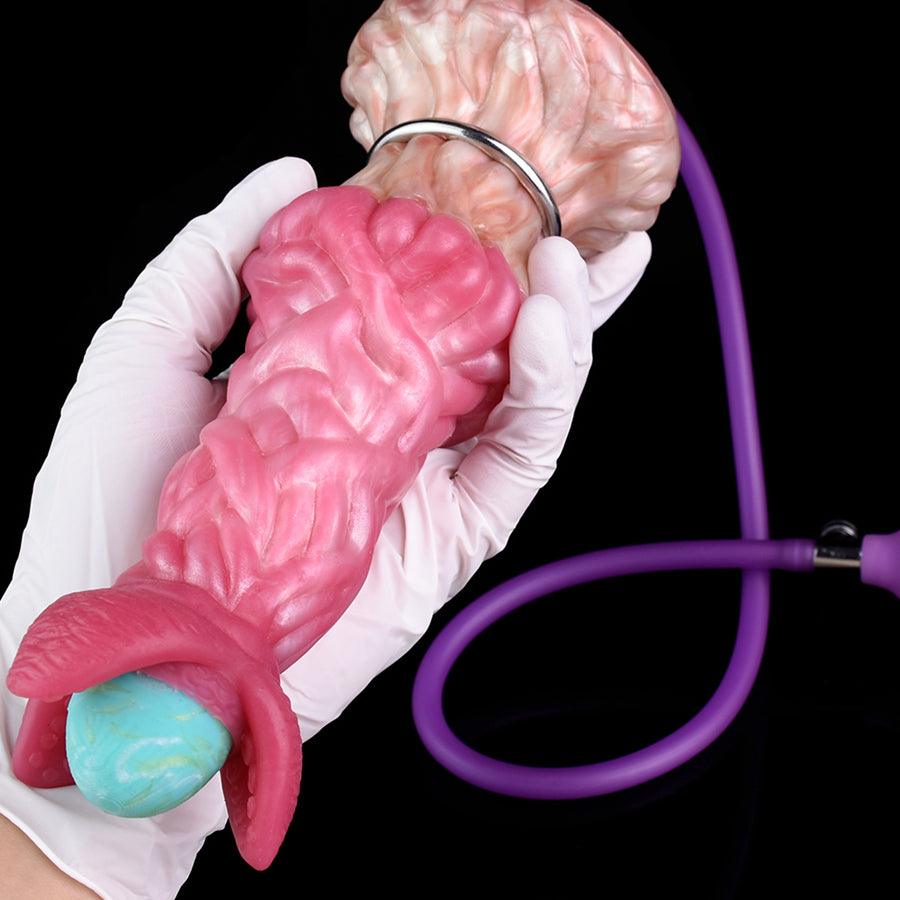 8 Inch Pandora Pink Alien Ovipositor Dildo