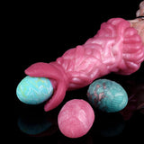 画像をギャラリー ビューアにロード Pink Alien Ovipositor Dildo with Air Bag