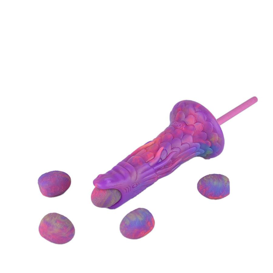 7 Inch Purple Glow In The Dark Dragon Ovipositor Toy