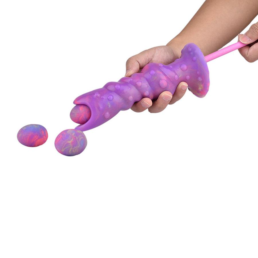 Purple Thread Spikes Fantasy Ovipositor Toy