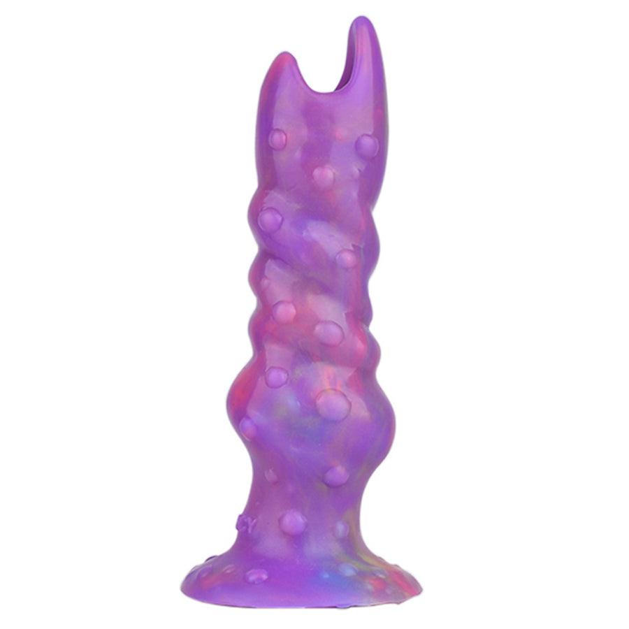 Purple Thread Spikes Fantasy Ovipositor Toy