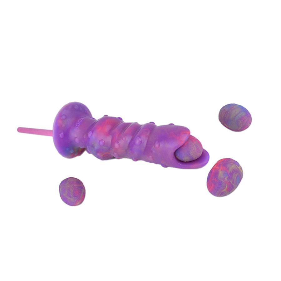 Purple Thread Spikes Fantasy Ovipositor Toy