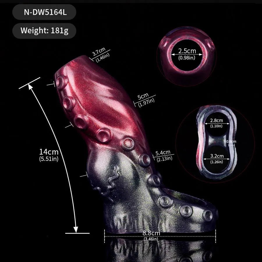 Penis Girth Sleeve Octopus Tentacle Hollow