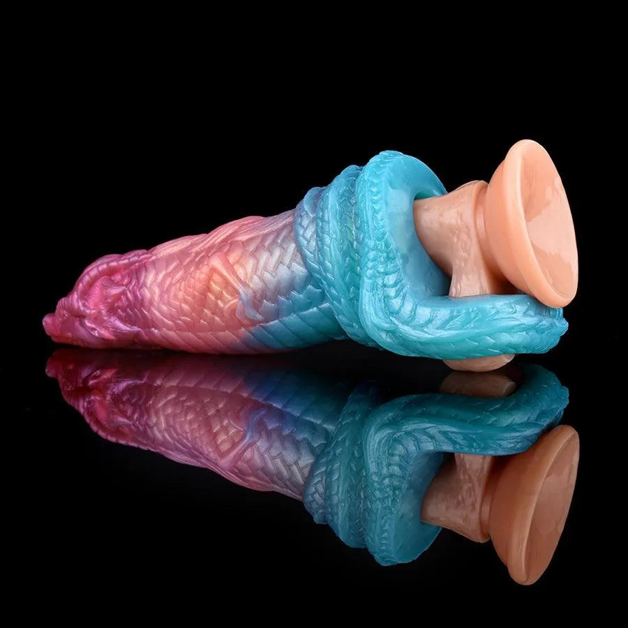 7 Inch Silicone Dragon Shaped Penis Sleeve