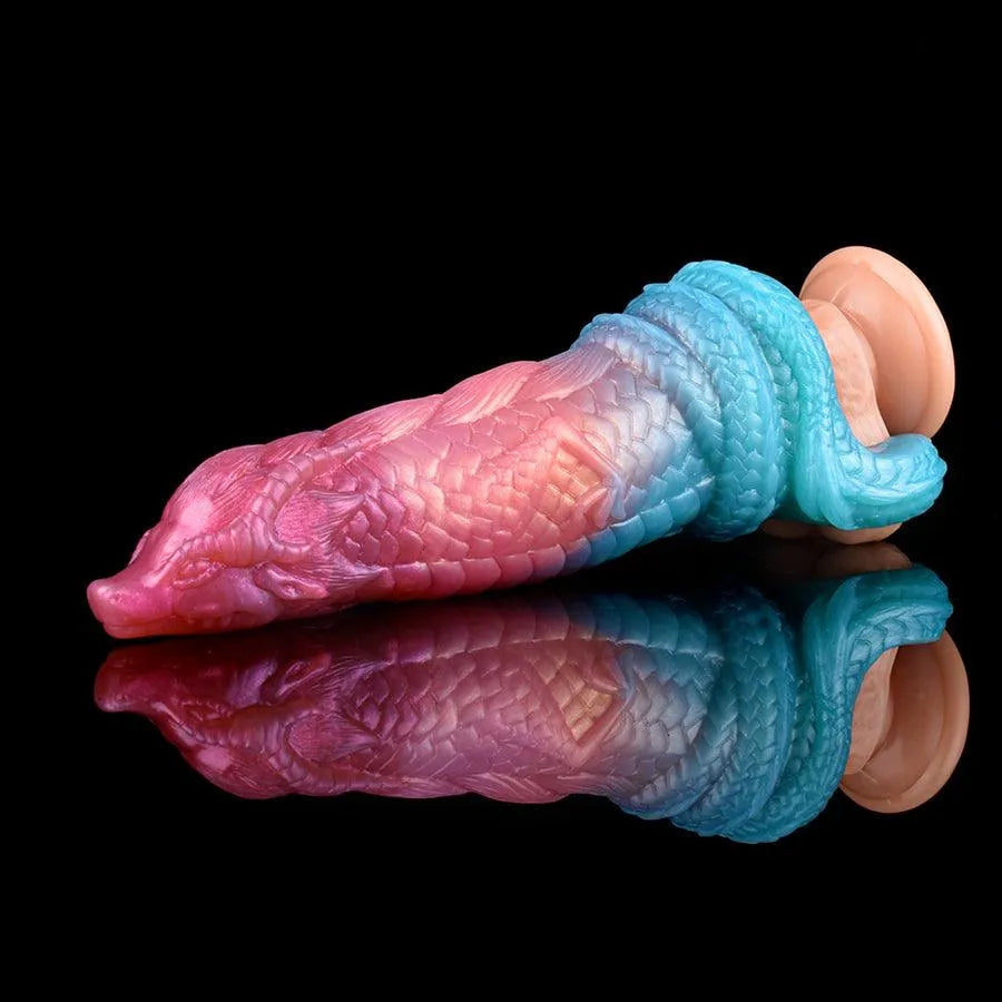 7 Inch Silicone Dragon Shaped Penis Sleeve