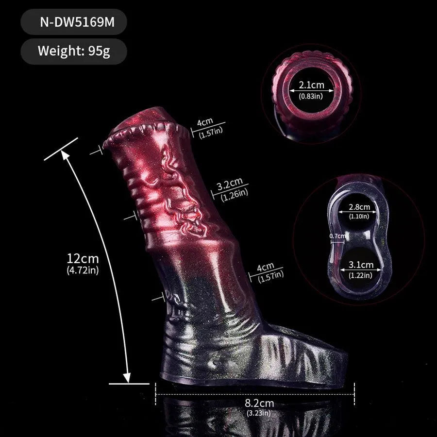 Male Love Toys Silicone Horse Cock Sleeve