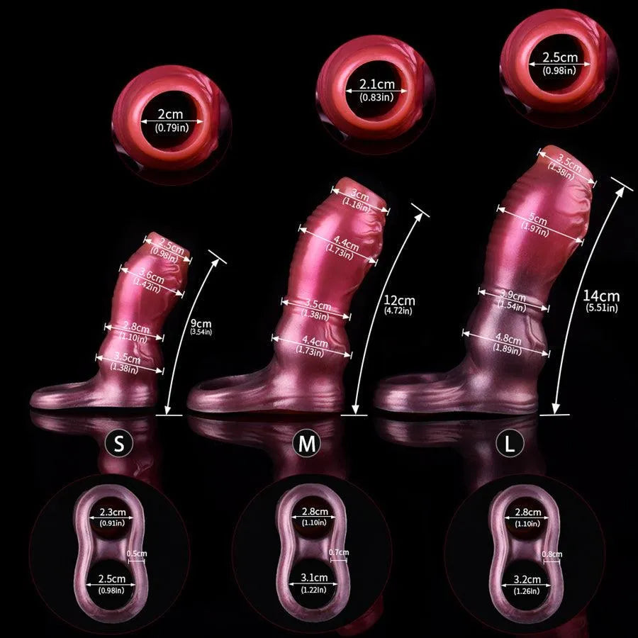 Silicone Male Penis Sleeve Enlargement Sex Toys