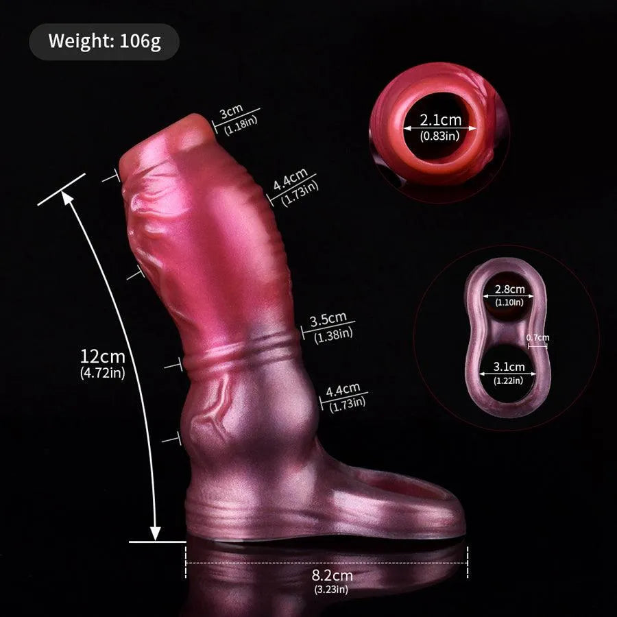 Silicone Male Penis Sleeve Enlargement Sex Toys