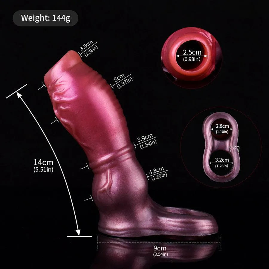 Silicone Male Penis Sleeve Enlargement Sex Toys