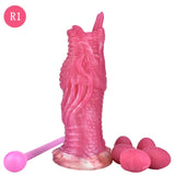 Charger l&#39;image dans la galerie, Dragon Dildo With Eggs Ovipositor Adult Toy