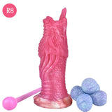 Charger l&#39;image dans la galerie, Dragon Dildo With Eggs Ovipositor Adult Toy