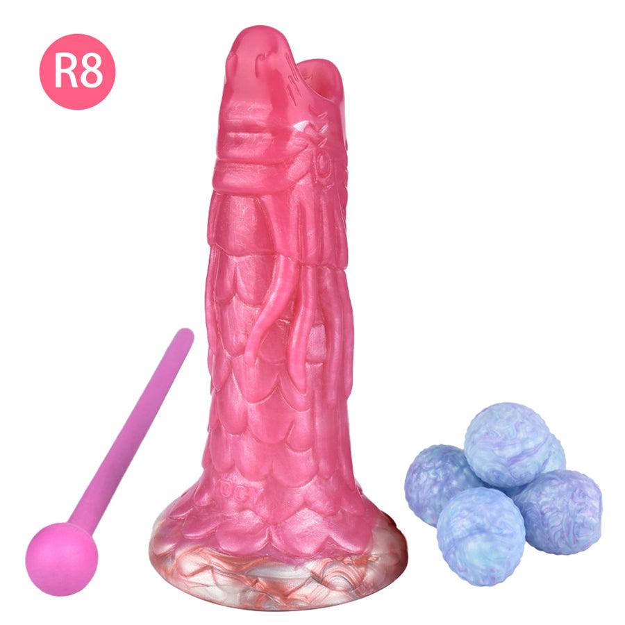 Pink Silicone Dragon 7 Inch Ovipositor Toy