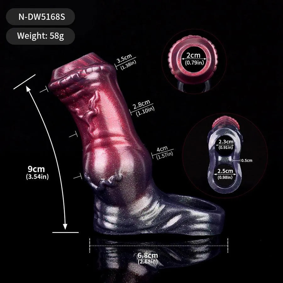 Silicone Girth Extender Horse Cock Sleeve