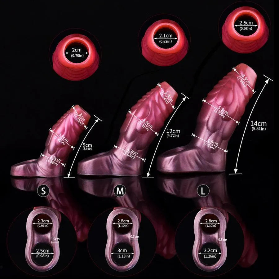 Fantasy Dragon Textured Enlargement Penis Sleeve