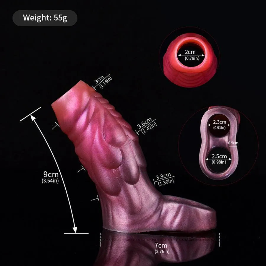 Fantasy Dragon Textured Enlargement Penis Sleeve