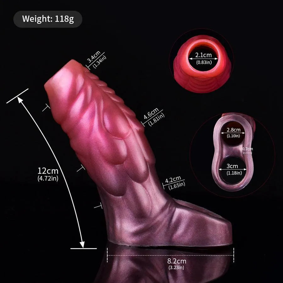 Fantasy Dragon Textured Enlargement Penis Sleeve