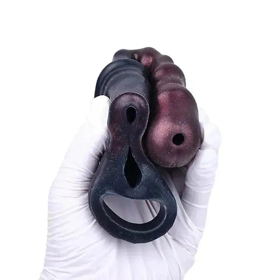 Threaded Raised Silicone Delay Penis Sleeve