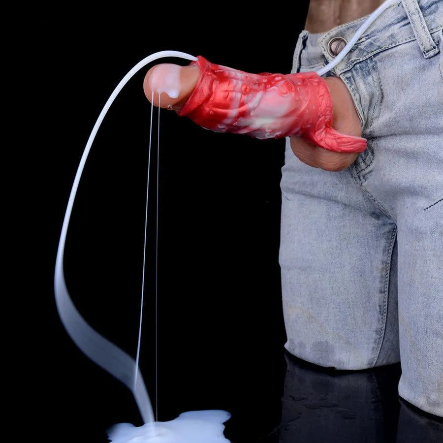 5 Inch Dog Knot Opening Cum Penis Sleeve