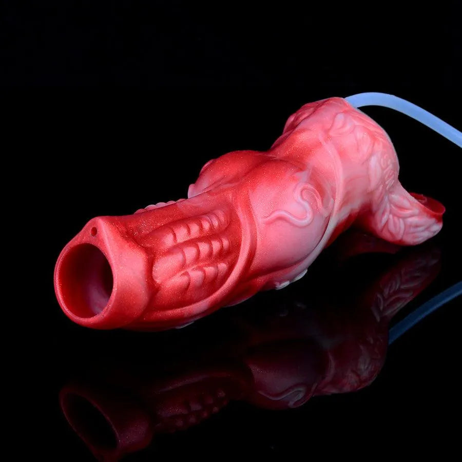 5 Inch Dog Knot Opening Cum Penis Sleeve