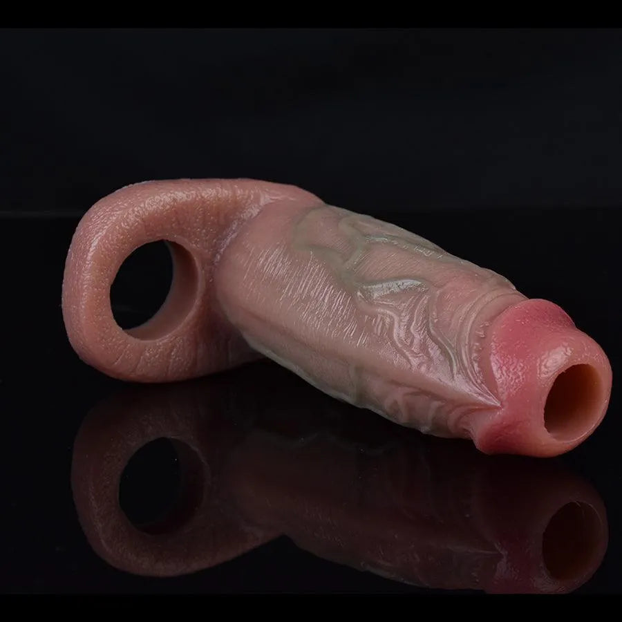 Lifelike 5 Inch Open Ended Penis Sleeve