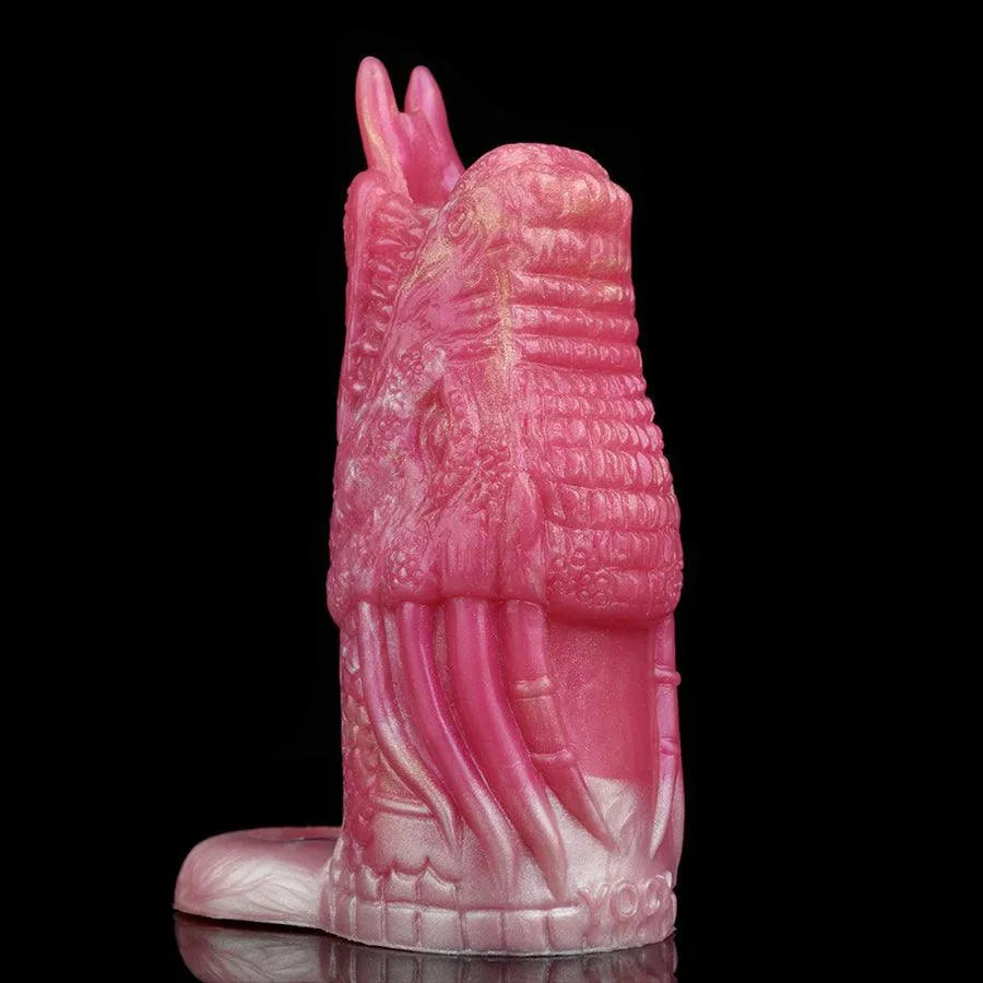 5 Inch Pink Dragon Open Penis Sleeve