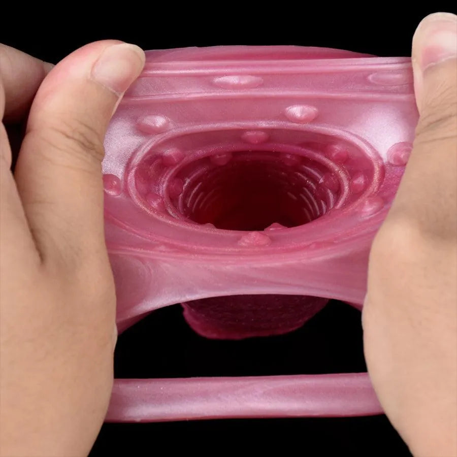 Pink Dragon Silicone Penis Girth Sleeve