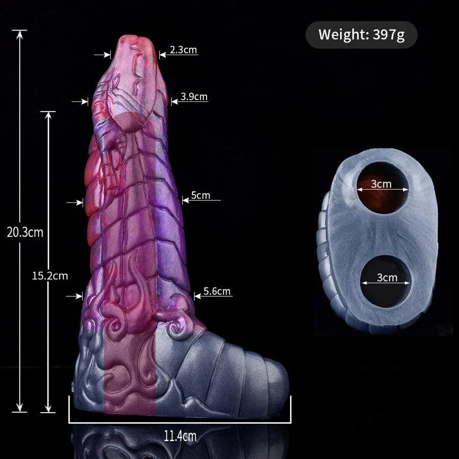Wicked Dragon Hollow Dildo Penis Sleeve