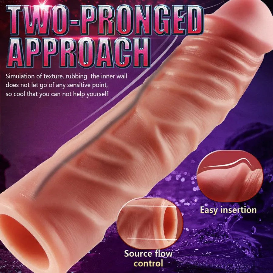 6 Inch Silicone Male Penis Sleeve