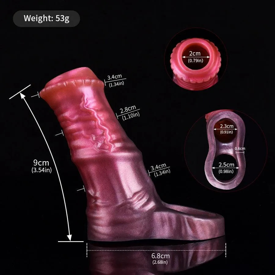 Male Sex Time Delay Horse Cock Sleeve