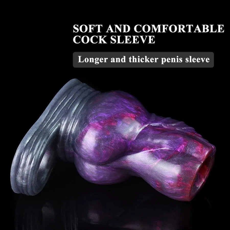 Soft Silicone Open Penis Thickening Sleeve