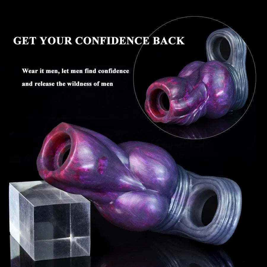 Soft Silicone Open Penis Thickening Sleeve