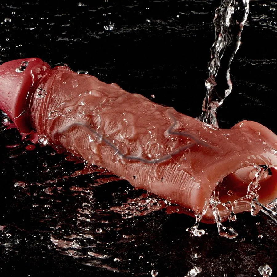 6 Inch Silicone Realistic Penis Sleeve