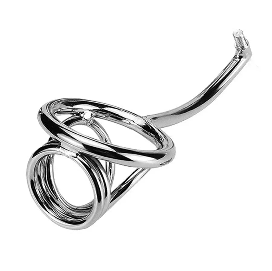 Male Removable Butt Plug Hook with Cock Ring